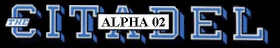 Rotating Alpha Company Class of 2002 Banners